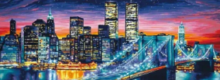 Diamond Painting Manhattan bei Nacht